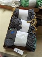(3) packs of Polyester Gloves