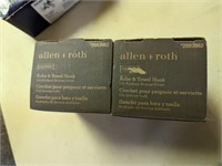 (2) Allen & Roth Robe and Towel Hooks