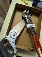 Hand Saw and Pliers