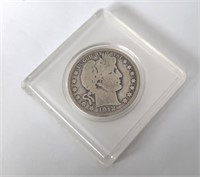 1912-D Barber Half Dollar Coin  G