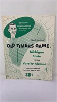 1962 Michigan State Old Timers Game Football