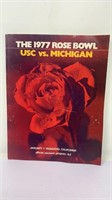 1977 Rose Bowl Michigan Game Day Program
