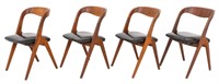 Johannes Andersen Sonja Chairs, 4, 1960s