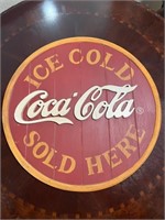 Coca Cola Wood Sign