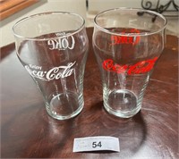 Coca Cola-2 Glasses