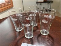 Coca Cola- 4 Glass Set