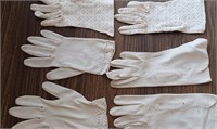 Vintage white gloves