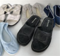 Ladies Shoes SZ 9 and Slippers