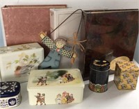 Photo Albums  and Tins