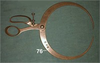 Bronze turner's or violin caliper