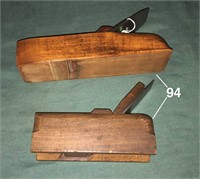 2 wood planes: BOOTH BROS DUBLIN chamfer & smoothe