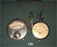Two voltmeter/ammeter tools