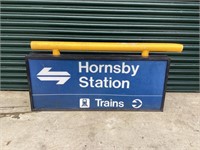 Hornsby Station Double Sided Illuminated Box