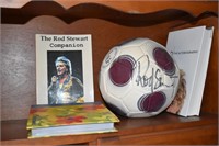 Rod Stewart autographed soccer ball, from 26 Augus