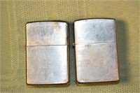 1974 & 1975 Zippo Lighters; as is