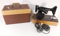 1955 SINGER 99K Sewing Machine in Case Pedal Light