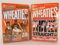 UNOPENED Chicago Bulls Wheaties Cereal Boxes 90's