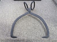 Awesome Cast Iron Ice Tongs