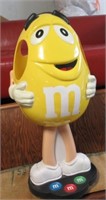 42"H X 18"W YELLOW PLASTIC M&M STORE DISPLAY ON