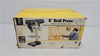 Steel 8" drill press unopened