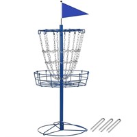 Yaheetech Golf Goal Basket 12-Chain BLUE