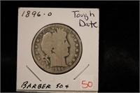 1896-O BARBER HALF DOLLAR