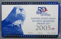 2005 U.S. Mint State Quarters Proof Set.