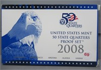 2008 U.S. Mint State Quarters Proof Set.
