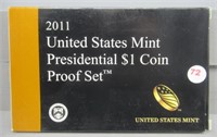 2001 U.S. Mint Presidential $1 Coin Proof Set.