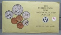 1990-P&D U.S. Mint Set.
