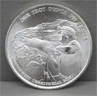 Pan-American Silver Corp. 1 Oz. Silver Round.