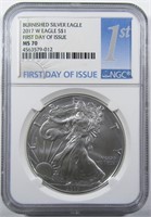 2017-W SILVER EAGLE NGC MS-70