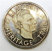 1969 LINCOLN HERITAGE TRAIL COIN