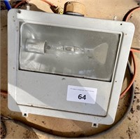 Outdoor Light wired with 110 Plug In