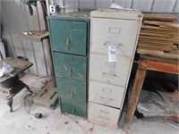 2 -  FILING CABINETS W/ CONTENTS