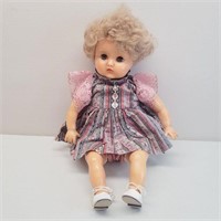 Vintage Horsman 17" Girl Doll w/ Noise Maker
