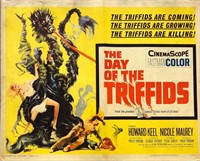 The Day of the Triffids 1962   display sheet