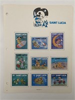 Walt Disney Mickey & Friends stamps. Saint Lucia