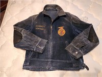 Vintage FFA Blue Cordoroy Jacket