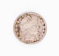 Coin 1899-S Barber Half Dollar Choice Almost Unc.