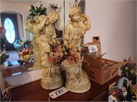 Pair Large Figurines