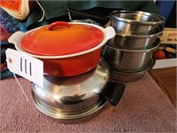 Amway Pots & Pans, Belgium Cast Iron Roaster