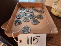 Taste of Home "Pewter" Ornaments