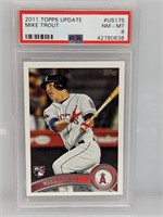 2011 Topps Update Mike Trout RC #US175 PSA 8