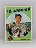 1959 Topps Red Schoendienst #480