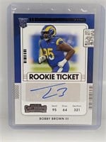 2021 Conteners Rookie Ticket Auto Bobby Brown III