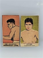 1923 Boxing Strip Cards Abe Goldstein Luis Firpo