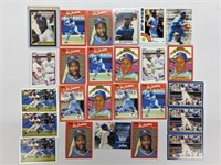 Bo Jackson Baseball Card Lot