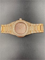 Rose Gold & White Sapphire Custom Luxury Watch