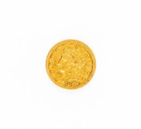 Coin 1846 Liberty $2.50 Gold in in Fine